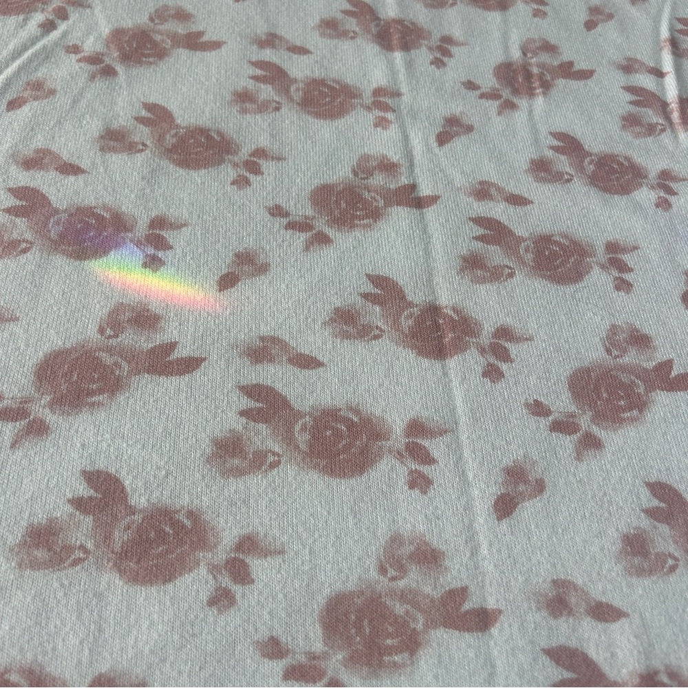 Aden + Anais Baby Blanket white with pink Flowers Roses Viscose Soft Swaddle - Picture 5 of 5